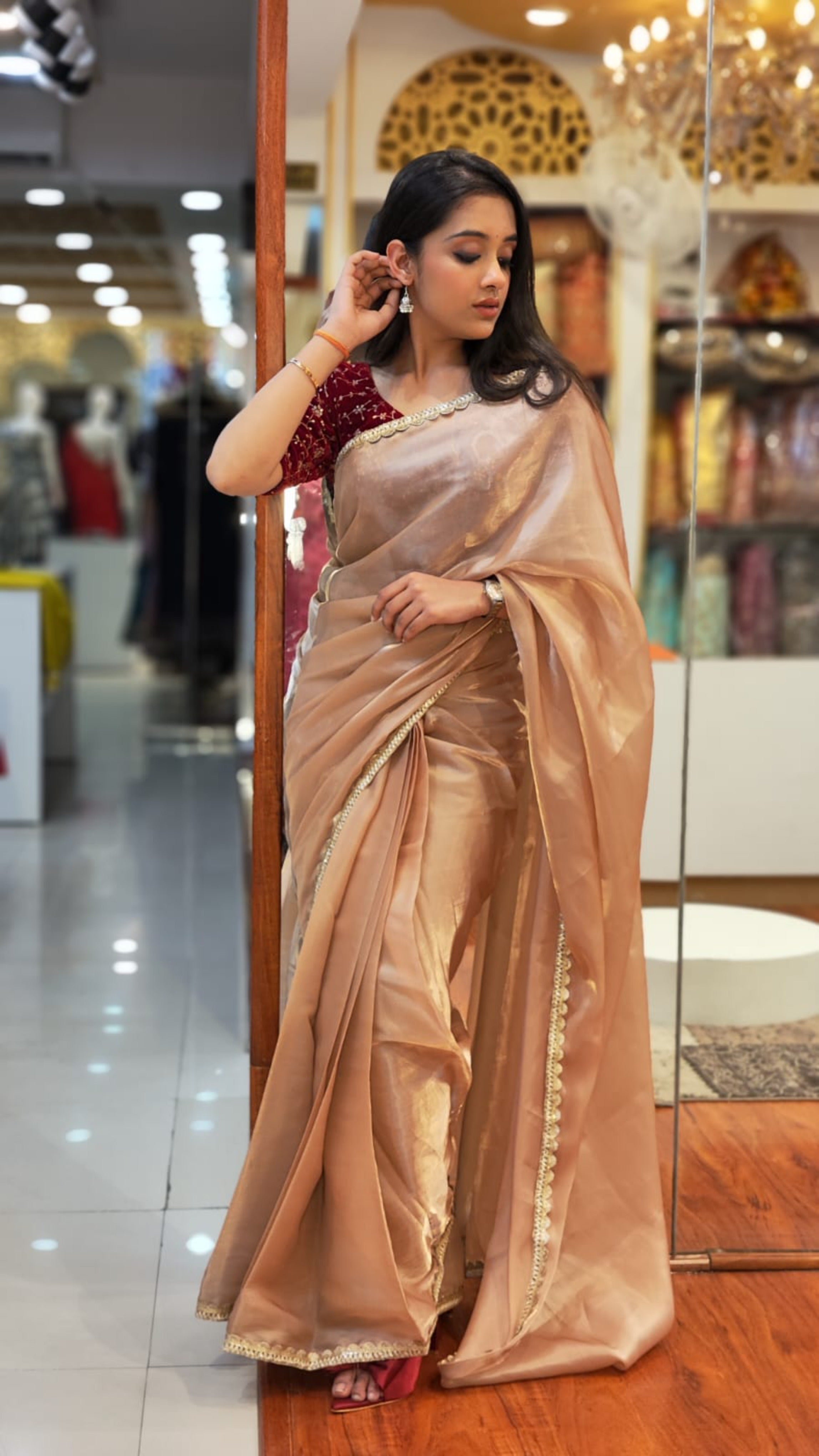 Rich Golden Saree