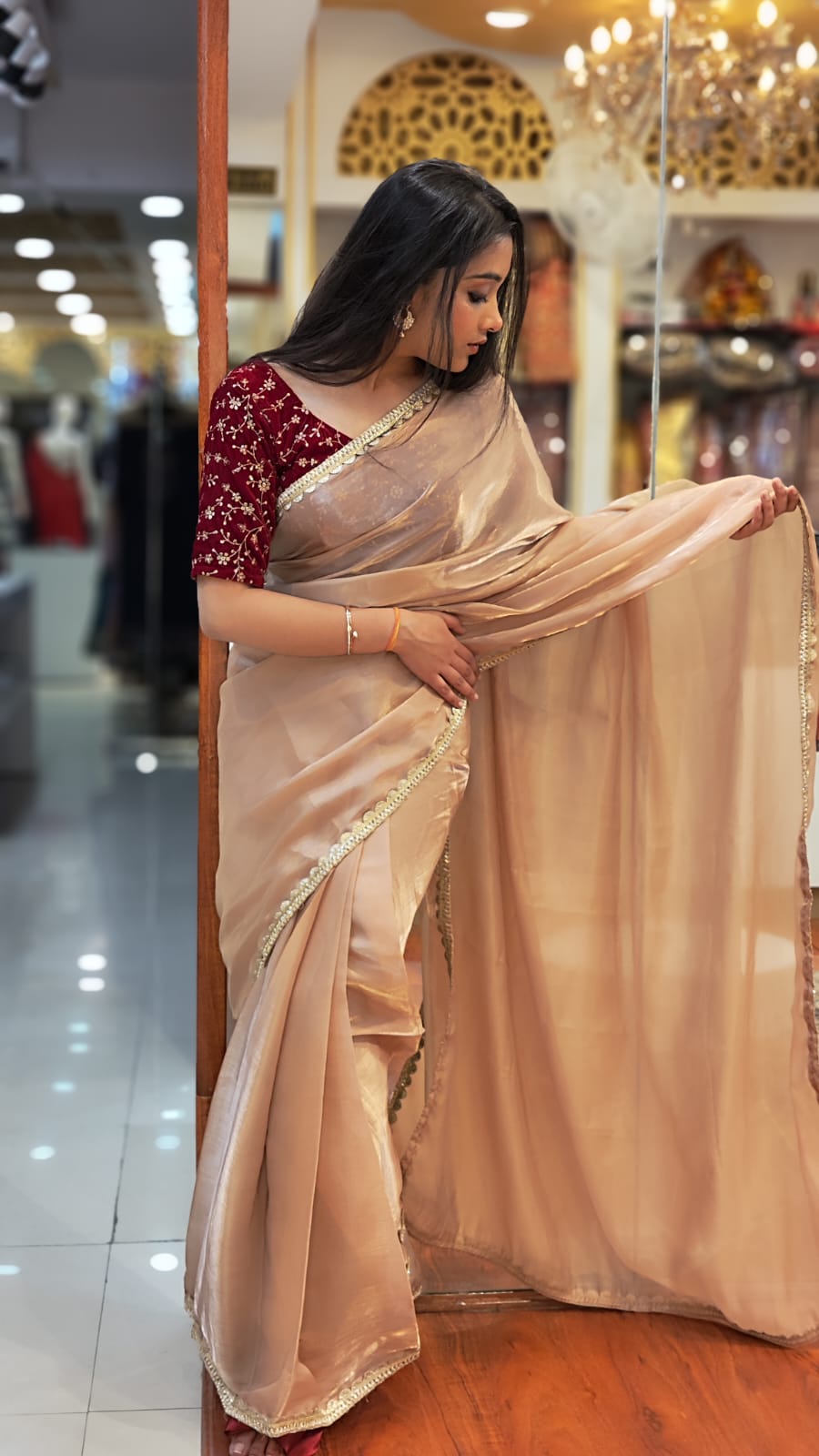 Rich Golden Saree