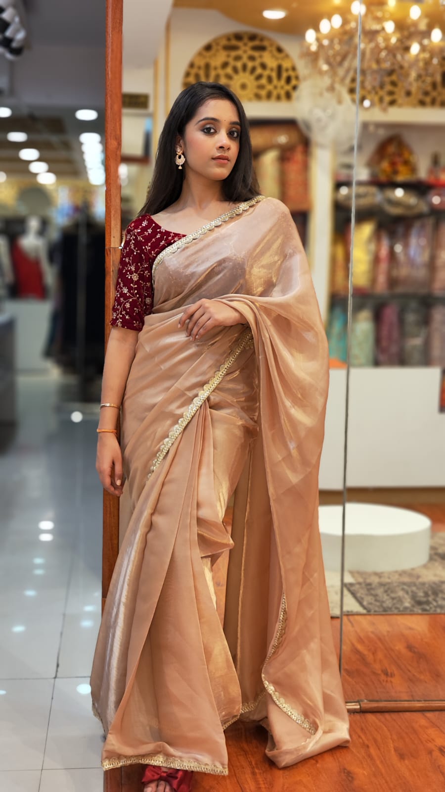 Rich Golden Saree