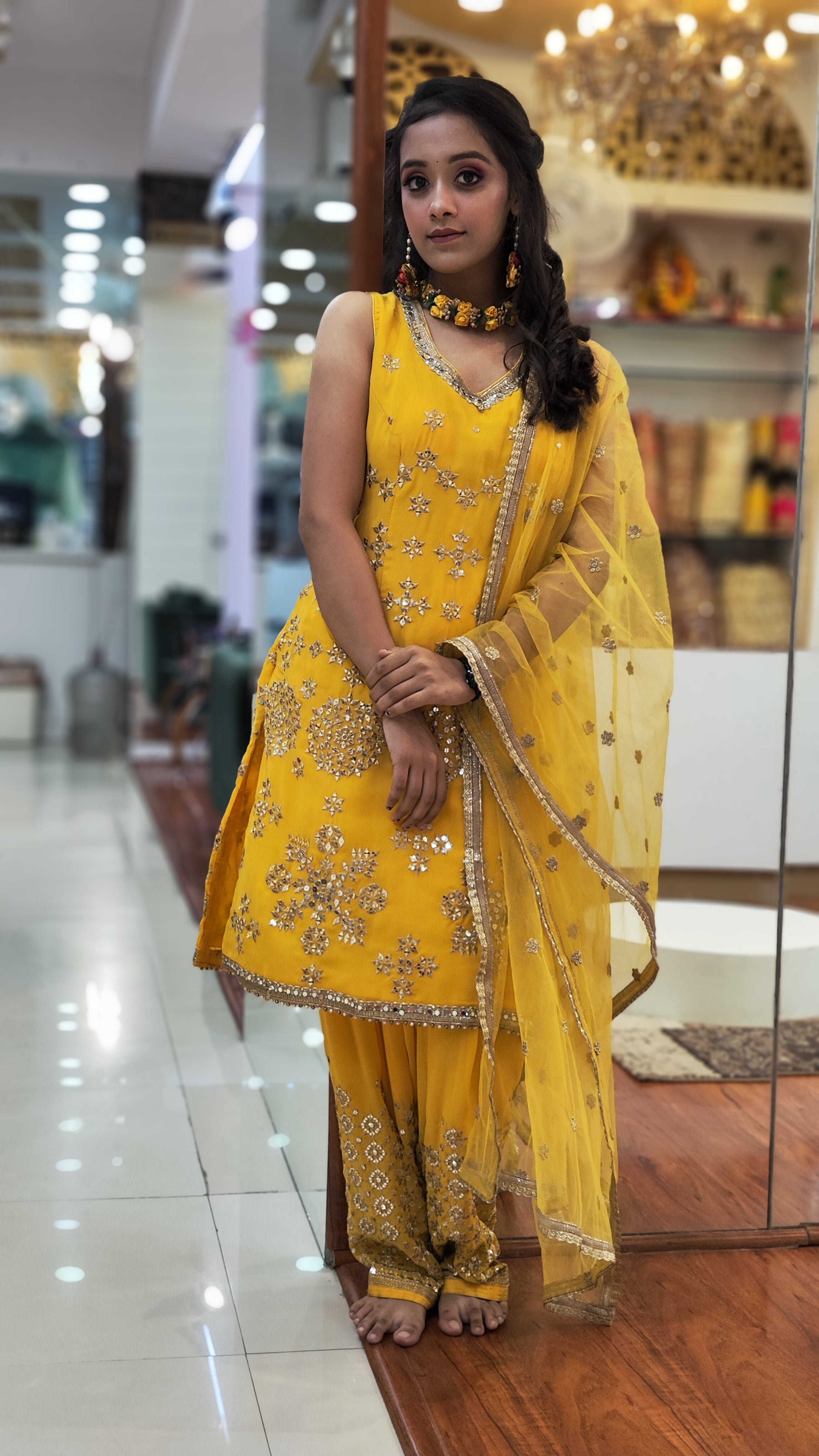 Semi Patiala Suit