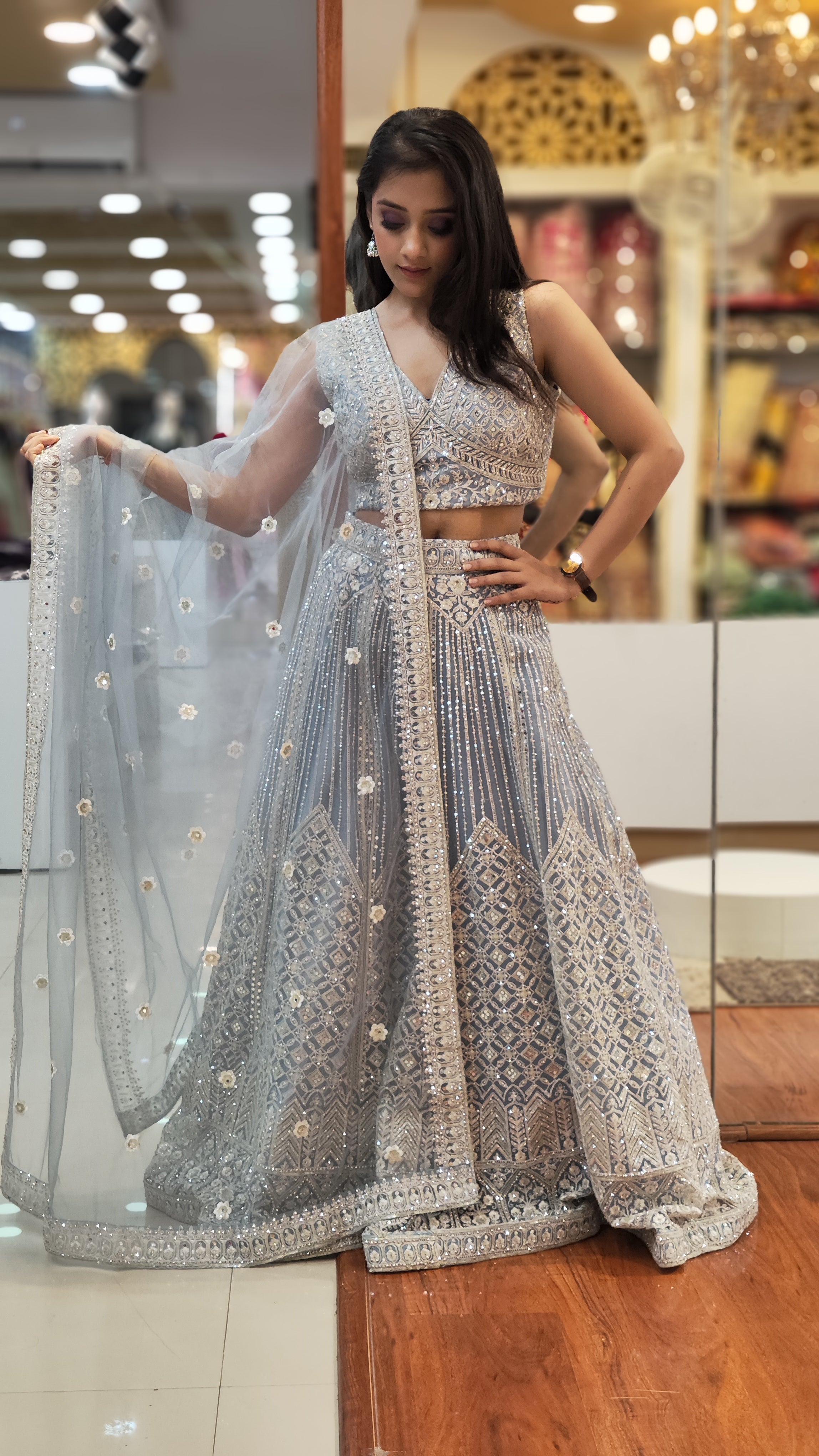 Lehenga (Crop Top)