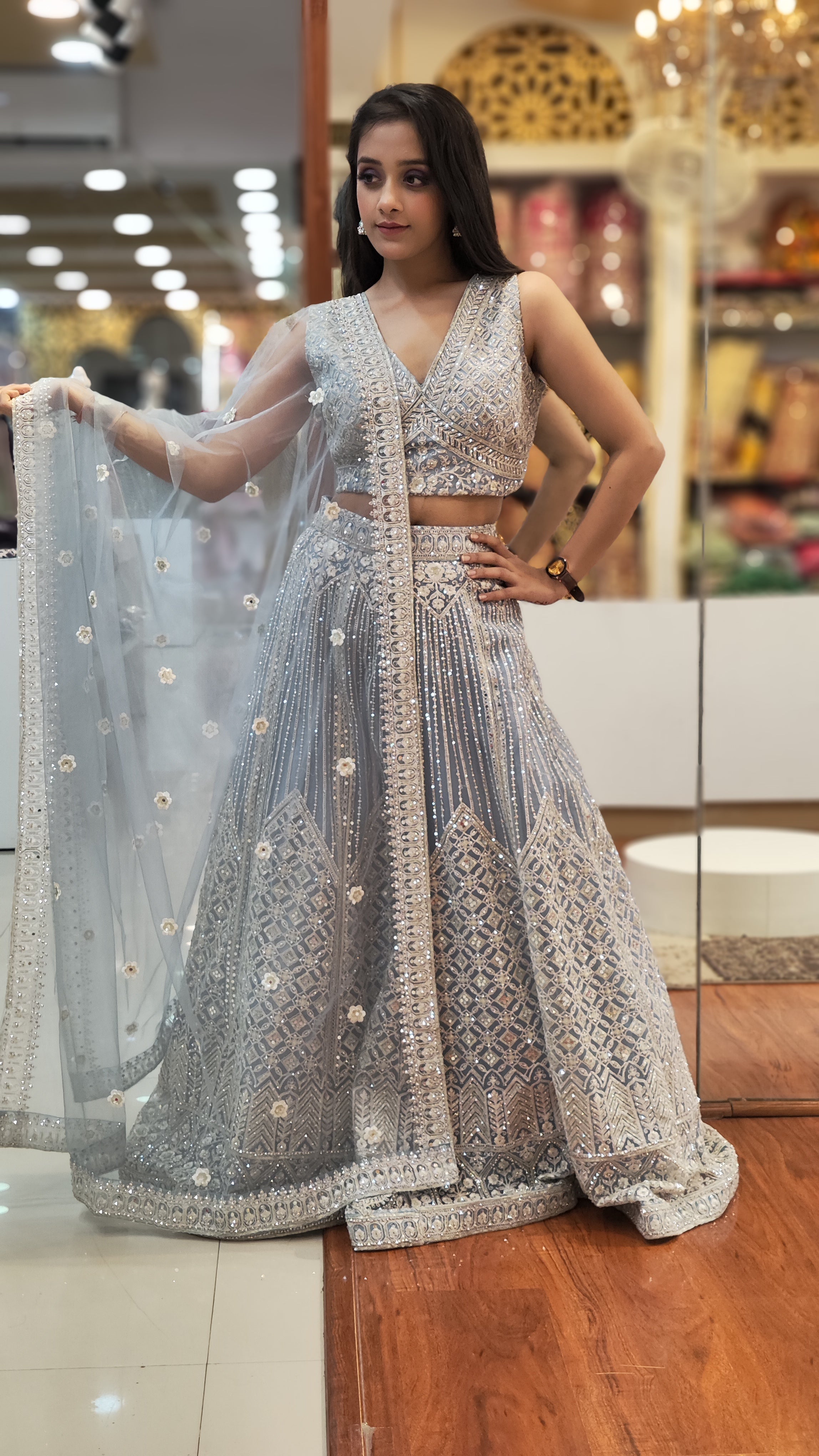 Lehenga (Crop Top)